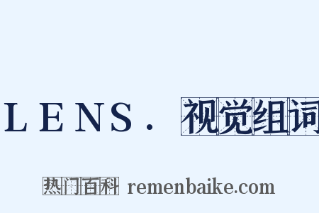 LENS.视觉组词是什么意思的图片